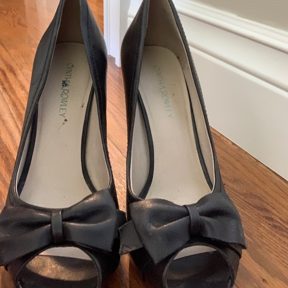 Cynthia Rowley Black Heels
